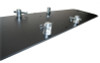 Top selling 12” x 48” Black Steel Truss Base Plate. Fits Global Truss F23 F24 F33 F34 SQ and Others. F34 half connector view.