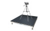 Quik Stage 3' x 4' x 24" High Camera Platform or Riser. Top Angle View with Camera