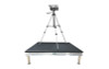 Quik Stage 3' x 4' x 24" High Camera Platform or Riser. Front Side View with Camera on Top