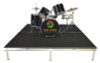 Top reviews Quik Stage 6' x 7' x 8" High Drum Riser Package - With Drum Kit