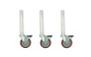 Top Selling Set of 3 Single 18" Caster Legs for individual risers with 3 legs (300018)