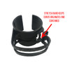 Global Truss DT Snap On Black Cable Management Clip- Stretch Band Keeps Cords Organized and Contained.