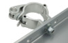 Best rated 12 1/2" x 17" Black or Silver Angle Truss Shelf with Truss Clamps. Fits Global Truss F33/F34.