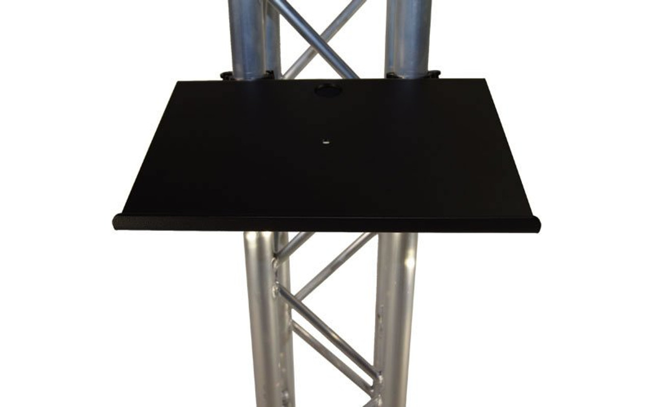 Best value 12 1/2" x 17" Black or Silver Angle Truss Shelf with Truss Clamps. Fits Global Truss F23/F24 Truss.