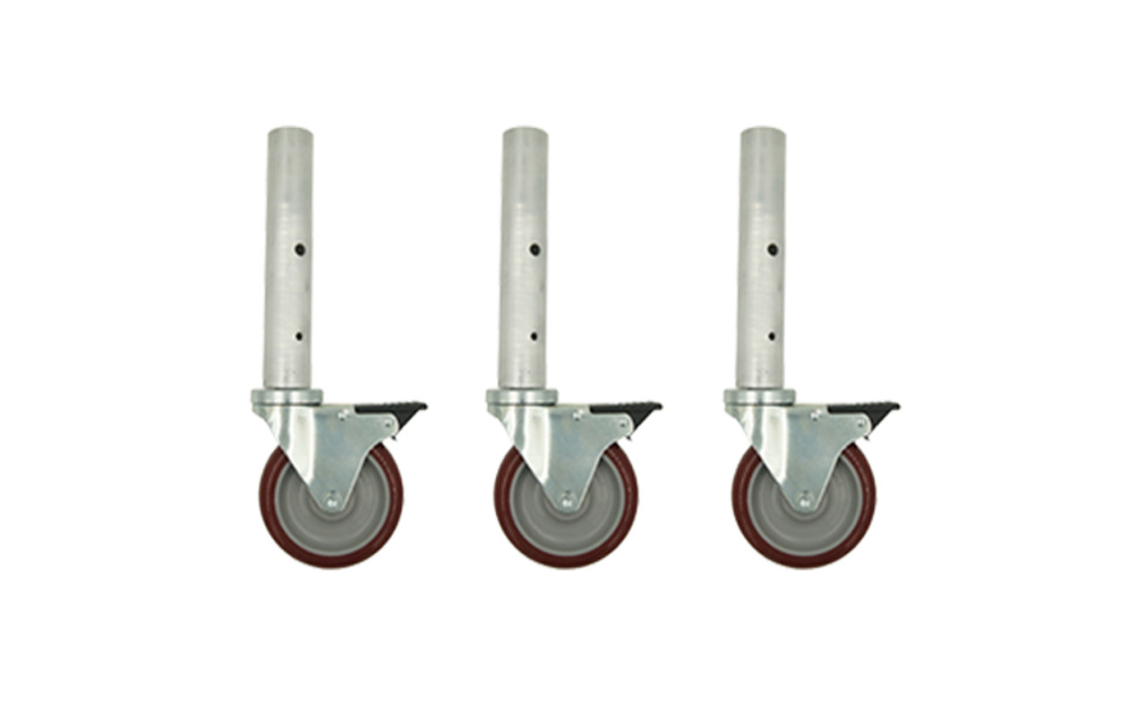 Most reviewed Set of 3 Single 16" Caster Legs for individual risers with 3 legs (300016)
