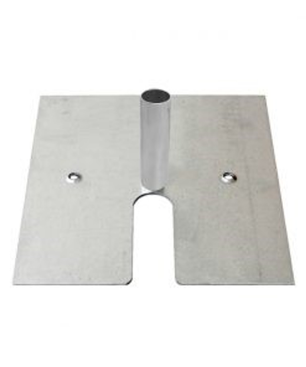 Base plate with 6'' High x 1 ½" Diameter Hollow Pin