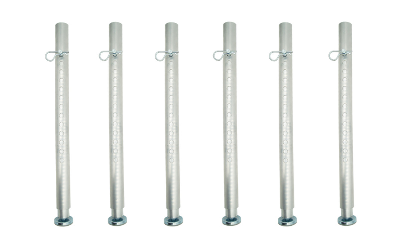Top selling Set of 6 each Quik Stage 36" to 48" S3 Adjustable Portable Stage Legs