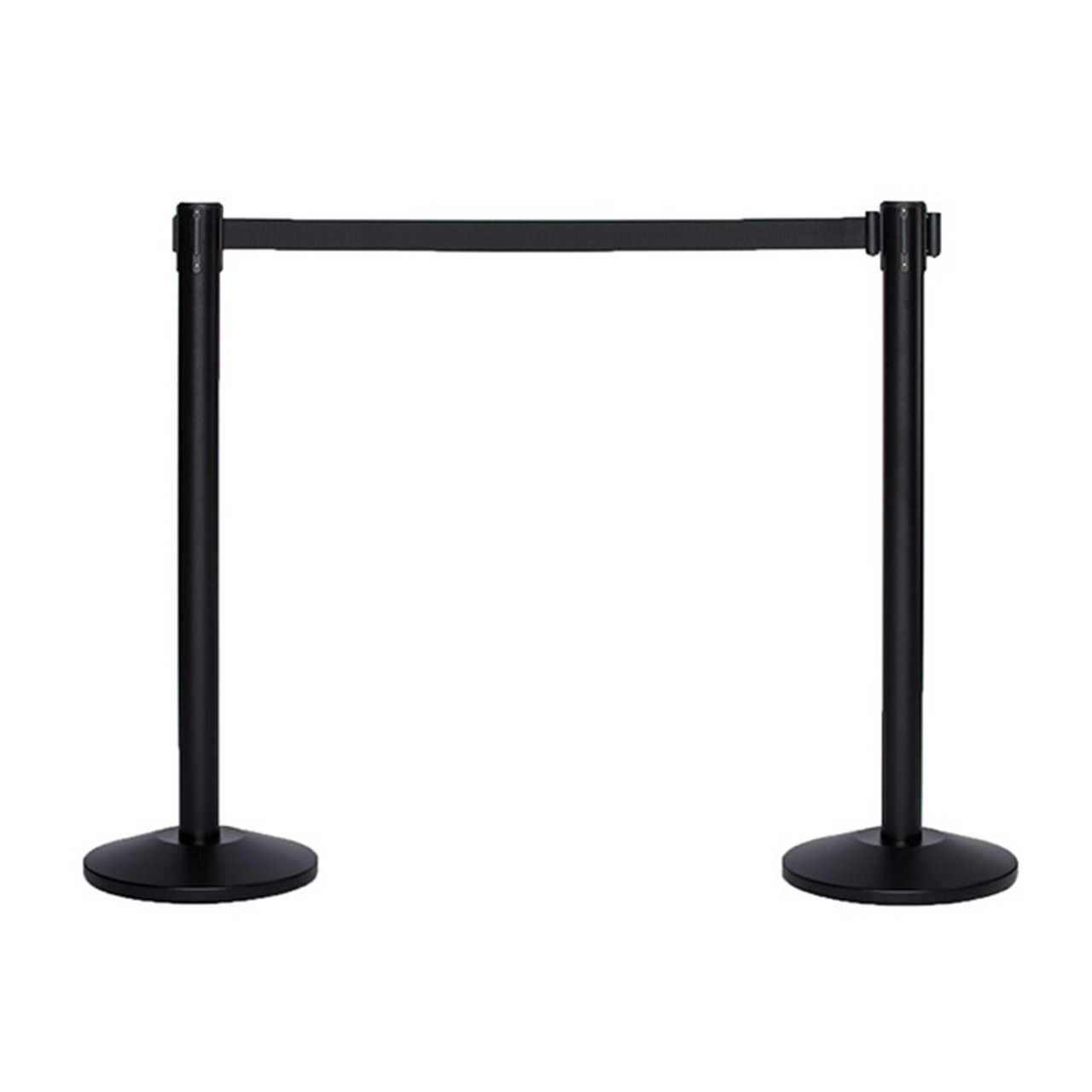 Closeout Compatible with Top Selling Quik Stage Black Retractable Belt Stanchion or Safety Barriers