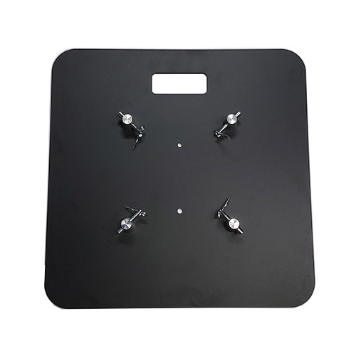 Best value 24" x 24" Best Value Black Steel Truss Base Plate. Fits Global Truss F23 F24 F33 F34 and Others. Shipping included! Top view. Best value 24" x 24" Best Value Black Steel Truss Base Plate. Fits Global Truss F23 F24 F33 F34 and Others. Shipping included! Top view.