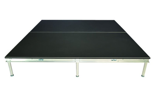 Top selling Quik Stage 8' x 8' Drum Riser Package - Front view Top selling Quik Stage 8' x 8' Drum Riser Package - Front view