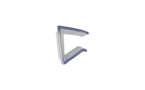 Top rated BH Clip with Velcro™. 2" Wide. Fits 3/4 Table Edge Thickness. Right Side View.