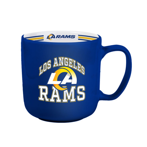 Los Angeles Rams Coffee Mug 15oz Stripe Design