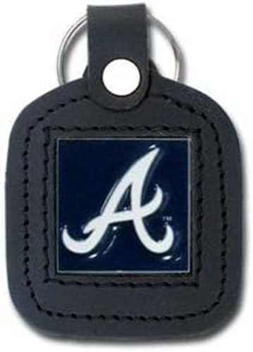 Atlanta Braves Key Ring Square Leather
