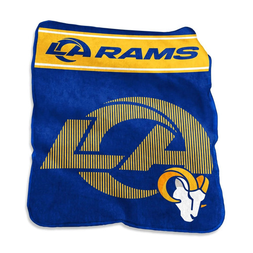 Los Angeles Rams Blanket 60x80 Raschel Throw