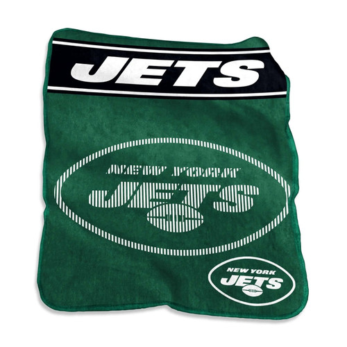 New York Jets Blanket 60x80 Raschel Throw