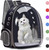 Cat Backpack Carrier Bubble Bag; Small Dog Backpack Carrier for Small Dogs; Space Capsule Pet Carrier Dog Hiking Backpack Airline Approved Travel Carrier