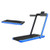 2.25HP 2 in 1 Folding Treadmill with APP Speaker Remote Control-Navy - Color: Navy