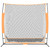 Golf Practice Net Black and Orange 84.6"x42.1"x85" Polyester
