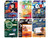 Pop Culture 2022 Set of 6 Cars Release 4 1/64 Diecast Model Cars by Johnny Lightning