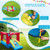 Inflatable Kids Bounce Castle with 480W Blower - Color: Multicolor