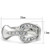 SS050 - Silver 925 Sterling Silver Ring with AAA Grade CZ  in Clear