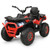 12 V Kids Electric 4-Wheeler ATV Quad with MP3 and LED Lights-Red - Color: Red