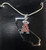 Los Angeles Angels Necklace Chain with State Shape Charm CO