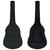 8 Piece Classical Guitar Beginner Set Black 1/2 34"
