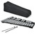27 Note Glockenspiel Xylophone with 2 Rubber Mallets - Color: Black & White