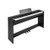 88-Key Hammer Action Weighted Keyboard with Furniture Stand-Black - Color: Black