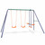 Swing Set with 4 Seats Orange Swing Set with 4 Seats Orange