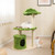 38 Inch Cute Cat Tree for Indoor Cats with Fully Wrapped Sisal Scratching Posts-Green - Color: Green