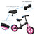 Kids Balance Bike Height Adjustable Pink YF