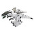 Remote Control Dinosaur Toy, Intelligent Dinosaur Robot with Spray Mist and Battle Mode for Toddler 3-10 Year Old, Grey & White XH Remote Control Dinosaur Toy, Intelligent Dinosaur Robot with Spray Mist and Battle Mode for Toddler 3-10 Year Old, Grey & White XH