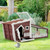 New A Cozy Safety House 62 Inch Wooden Rabbit Hutch With Pull Out Tray