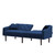 FUTON SOFA SLEEPER  VELVET WITH 2 PILLOWS