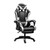 PU gaming chair, swivel recliner with adjustable backrest and seat height, high back gaming chair with footrest, office chair with 360° swivel, suitable for office or gaming