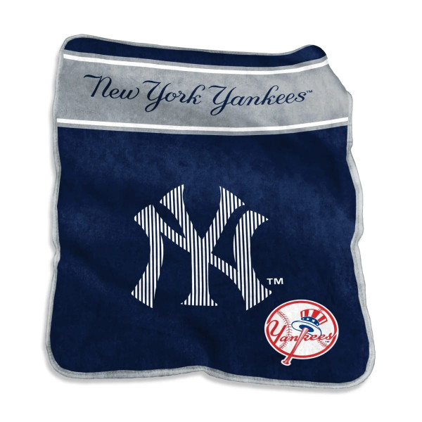 New York Yankees Blanket 60x80 Raschel Throw