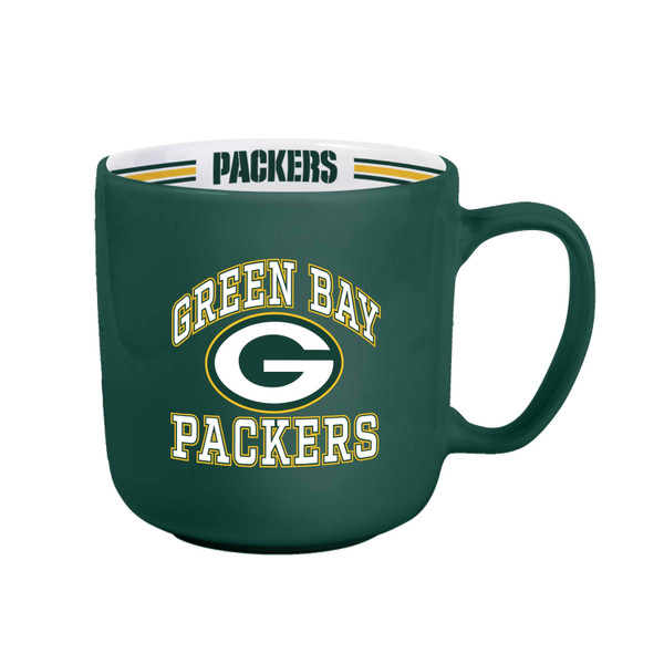 Green Bay Packers Coffee Mug 15oz Stripe Design
