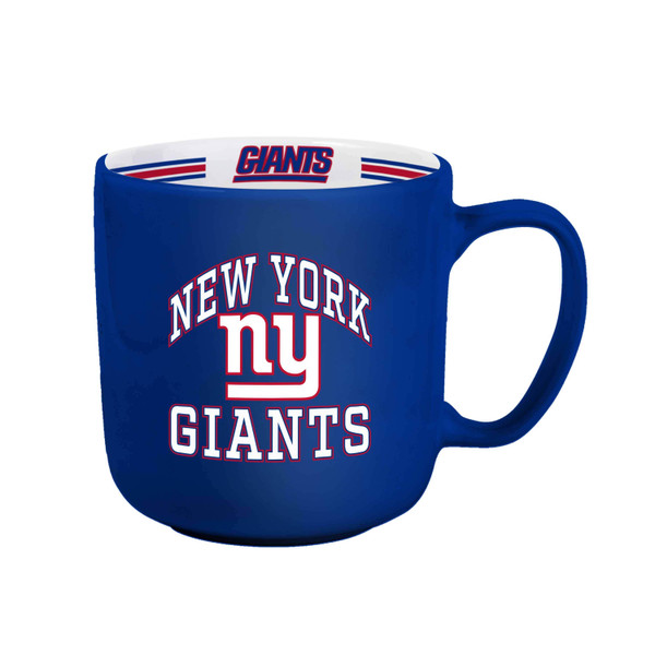 New York Giants Coffee Mug 15oz Stripe Design