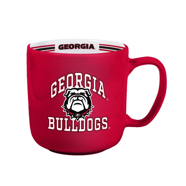 Georgia Bulldogs Coffee Mug 15oz Stripe Design
