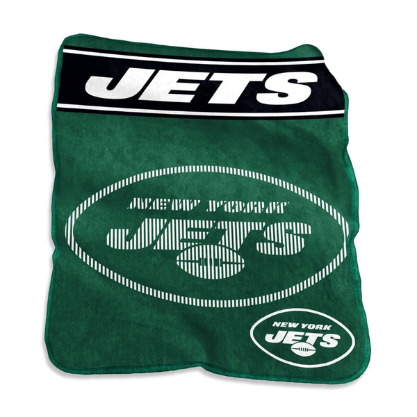 New York Jets Blanket 60x80 Raschel Throw