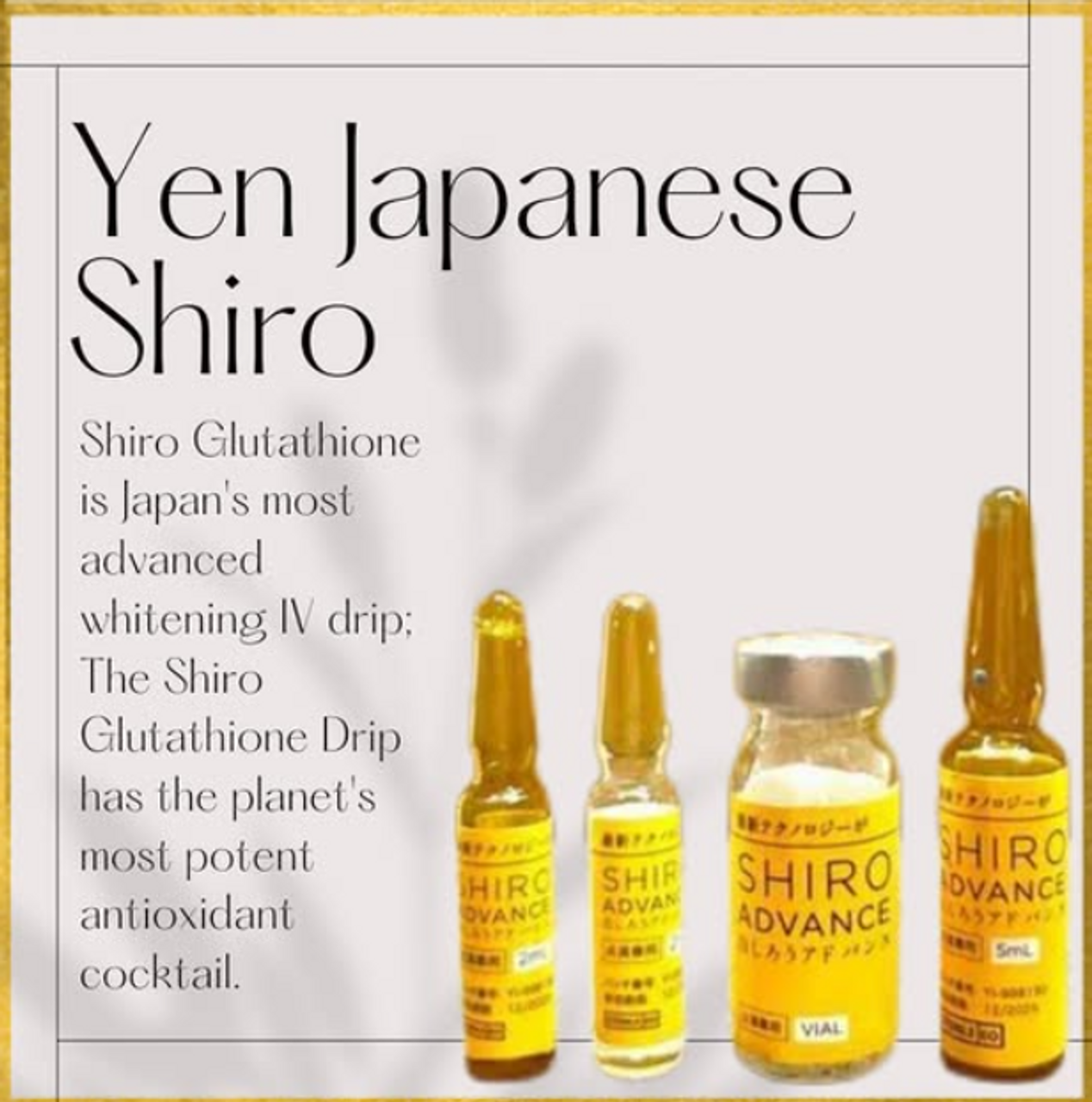 SHIRO - Pro Drip (Skin Bleaching)