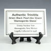 Trinitite description tag for specimen 87993, Sciencemall-USA