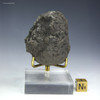 Back-facing manganese nodule specimen 14715 collector's item from the Clarion-Clipperton Fracture Zone - Sciencemall-USA.