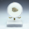 Trinitite specimen ID 738337, 1.1 grams facing front, green with black, Sciencemall-USA