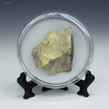 K-Pg boundary, specimen ID: 887818, 6.6 grams, Iridium Hill, Montana, shown on a stand facing front, Sciencemall-USA