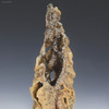 Magnified 2× Front-facing  "Fire and Flames" fulgurite  for sale at Sciencemall-USA