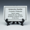 Zeolite, Specimen ID: 85926, description tag, Sciencemall-USA
