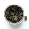 Top-facing view of a half-pound of polymetallic nodules with mixed fines, at Sciencemall-USA